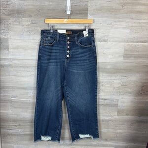 Judy Blue Dark Wash Cropped Jeans